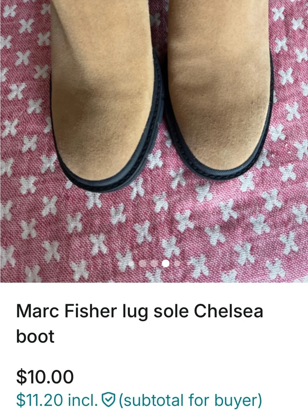 Marc Fisher suede chelsea